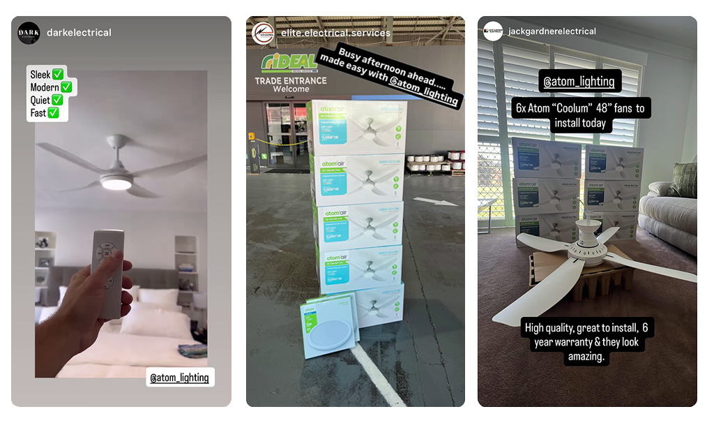 Atom Insta Fans 1 Atom Instagram Ceiling Fan Posts