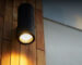 Outdoor up/down light with warm LED light