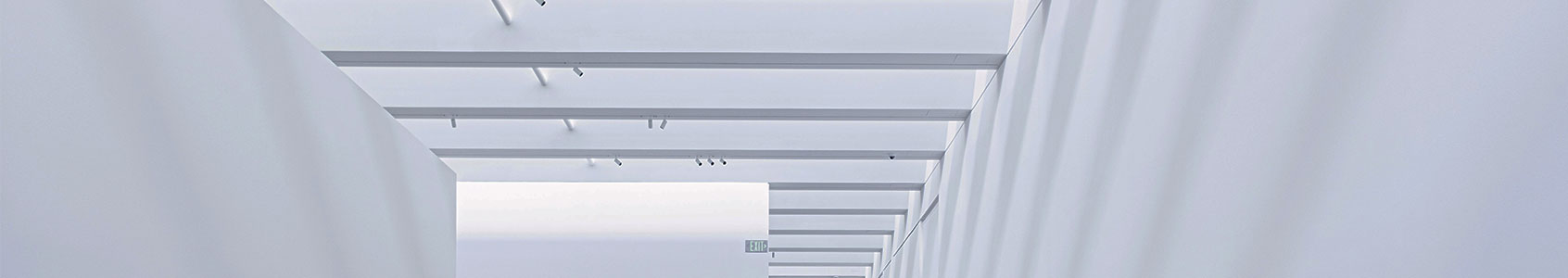 Ceiling beams with track lights